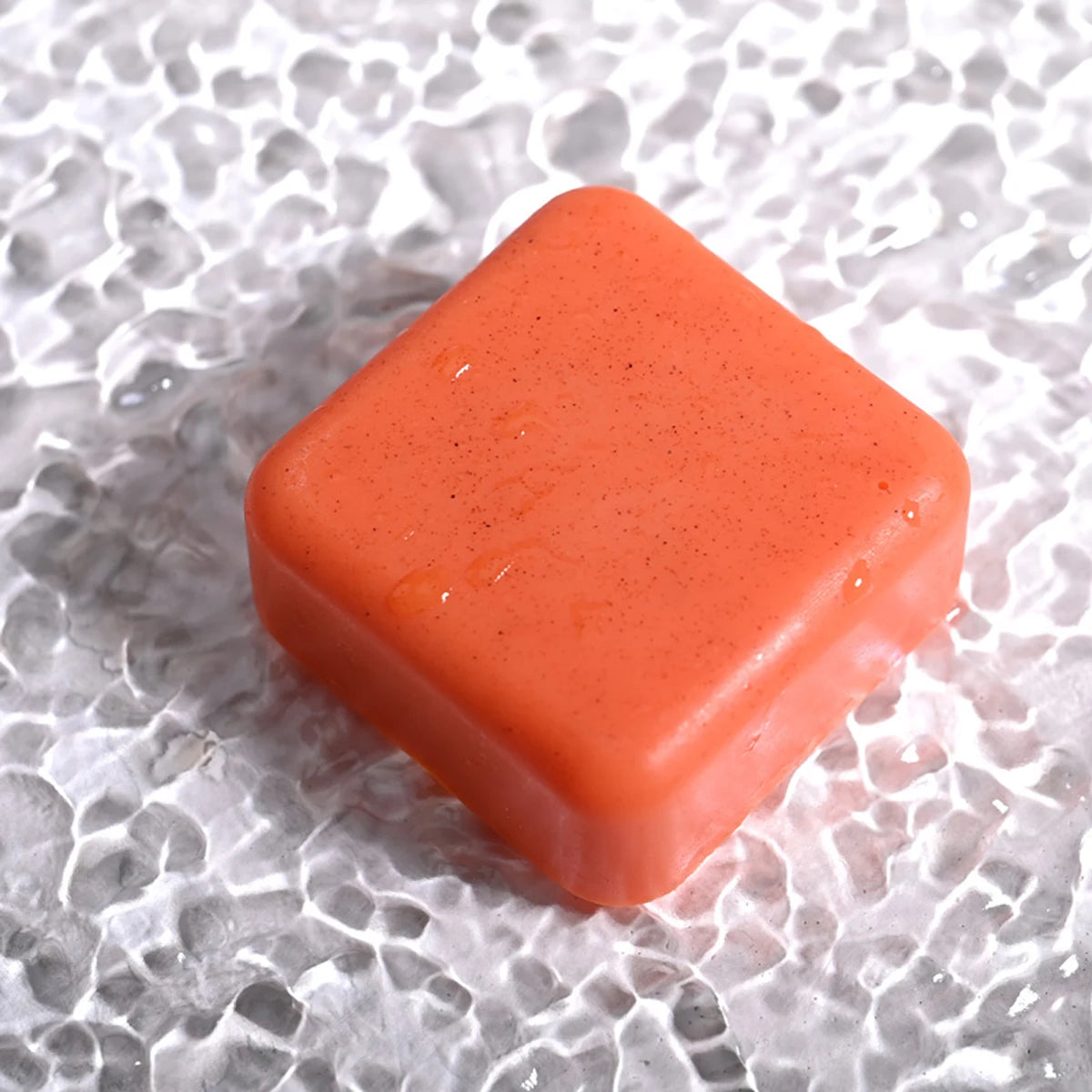 Turmeric Scrub Soap Solid Face Wash with Kojic Acid Olive Oil Minerals Natural Ingredients Skincare Body Use