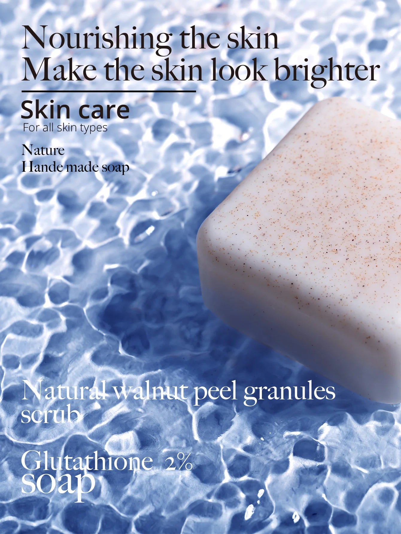 140G scrub coconut essence bath soap, olive oil and shea butter are added to moisturize the skin