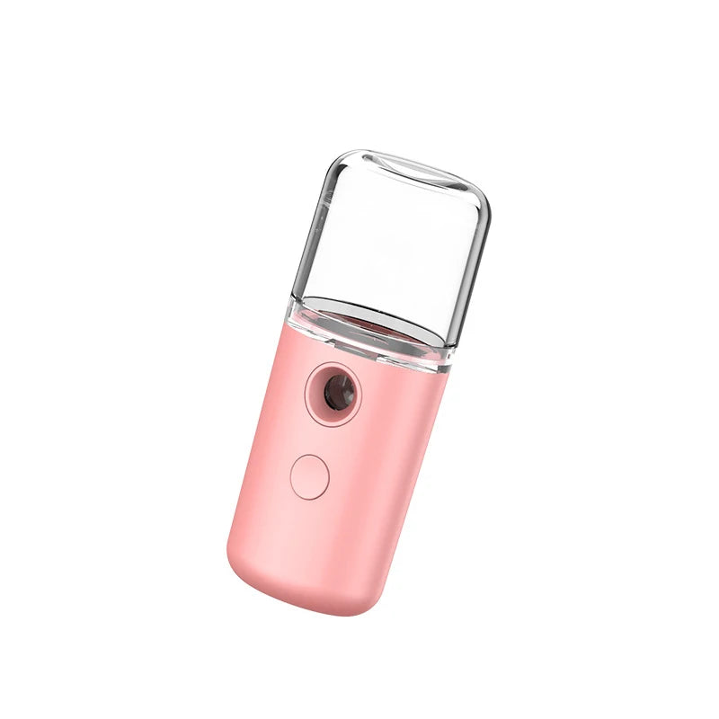 Mini USB Nano Facial Mister Handy Cool Mist Spray Machine Face Hydration Sprayer Nano Facial Moisturizing Mist Sprayer Face Care