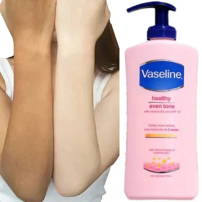 Vaseline Body Lotion for Men and Women 400ML Moisturizing Fragrance Brightening Skin Exfoliating White Vitamin B3 Body Cream