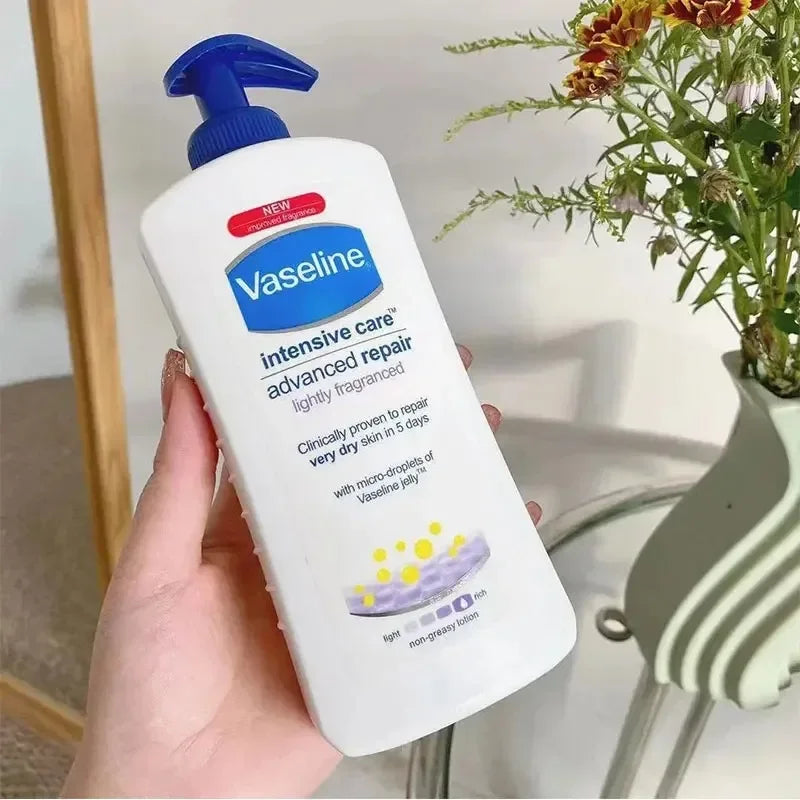 Vaseline Body Lotion for Men and Women 400ML Moisturizing Fragrance Brightening Skin Exfoliating White Vitamin B3 Body Cream